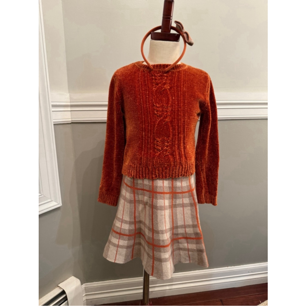 Tommy Bahama | Girls Sweater & Skirt Set with Headband | Size 5/6 (S)